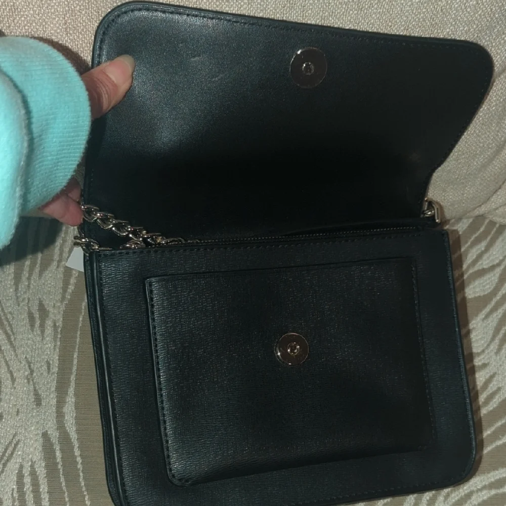 kate spade Black Crossbody with Leopard Print Flap